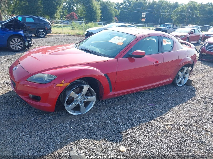 2007 Mazda RX-8, Левый бок, IAAI, VIN JM1FE173670213594 — фото 2