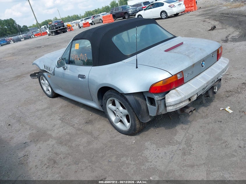BMW Z3 1998 VIN 4USCJ3322WLC11357