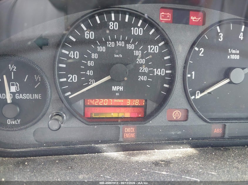 BMW Z3 1998 VIN 4USCJ3322WLC11357