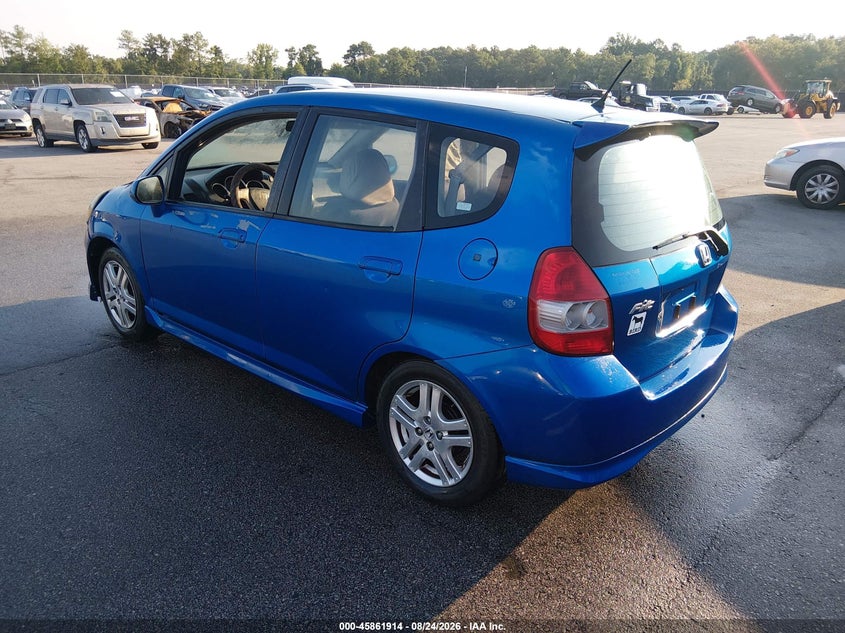 2007 HONDA FIT auction photo 3