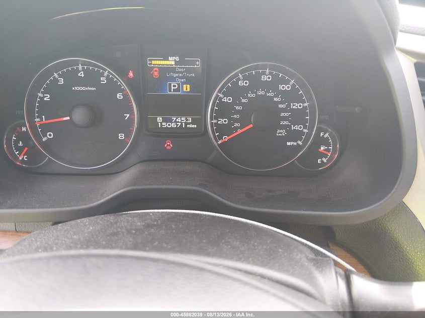 2013 SUBARU OUTBACK auction photo 7