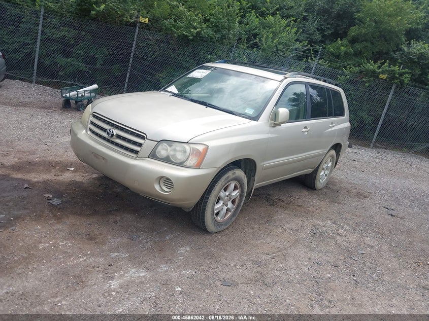2002 Toyota Highlander, Обычный износ, IAAI, VIN JTEHF21A220086477 — фото 2