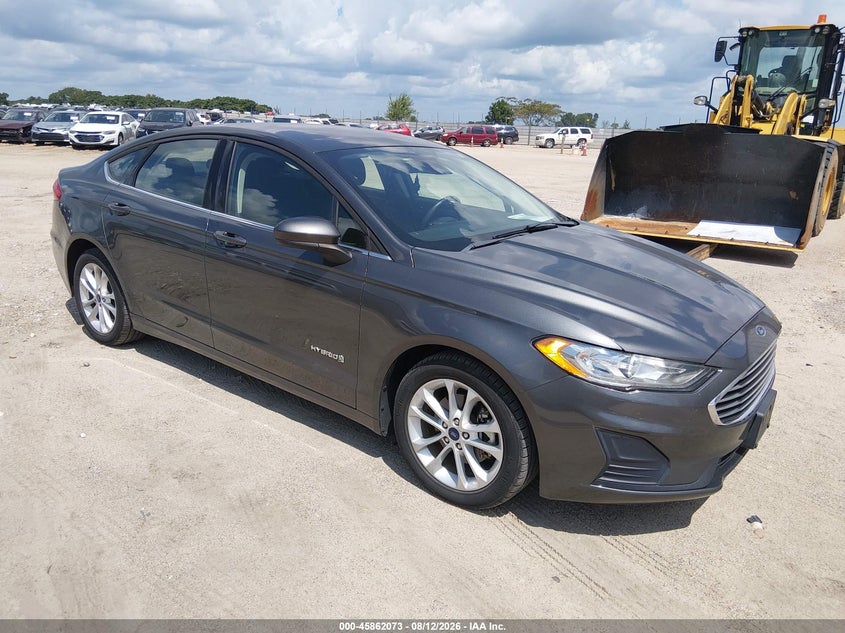 Vin: 3fa6p0lu3kr258686, lot: 46361043, ford fusion hybrid se 20191
