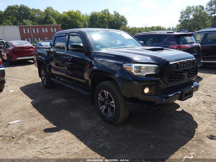 2019 Toyota Tacoma Trd Sport, Left Rear, IAAI, VIN 3TMCZ5AN1KM226154