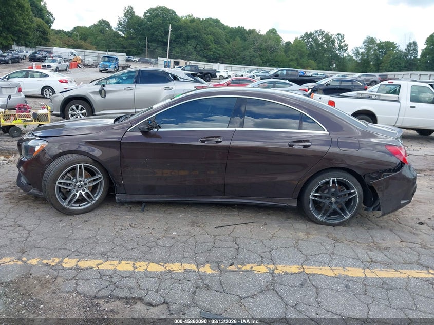 MERCEDES-BENZ CLA 250 2018 VIN WDDSJ4EB0JN615522