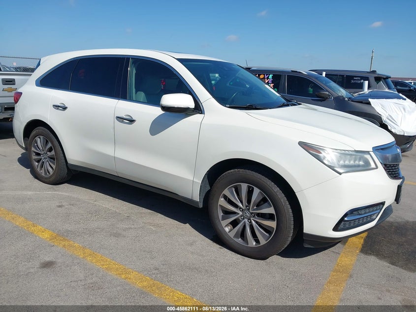 2016 ACURA MDX auction photo 1