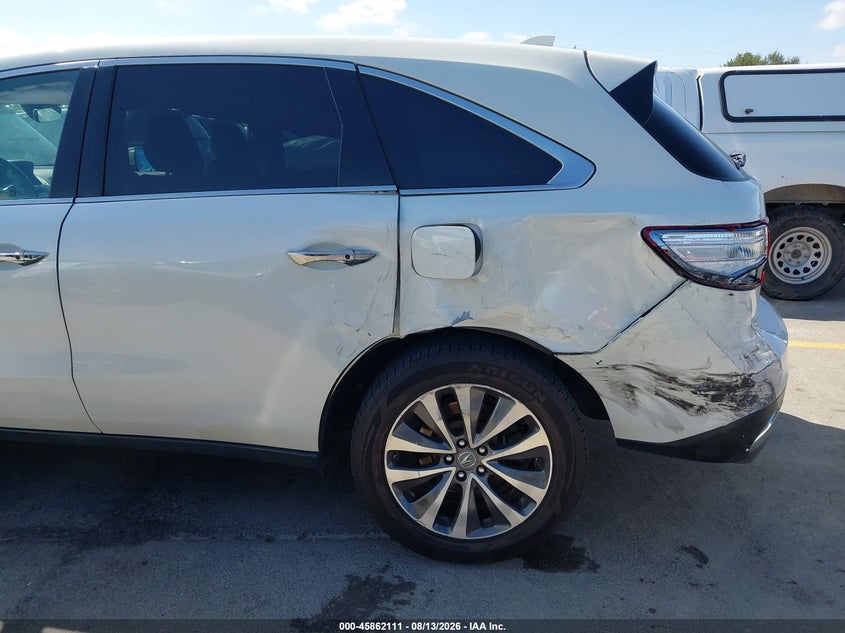 2016 ACURA MDX auction photo 6