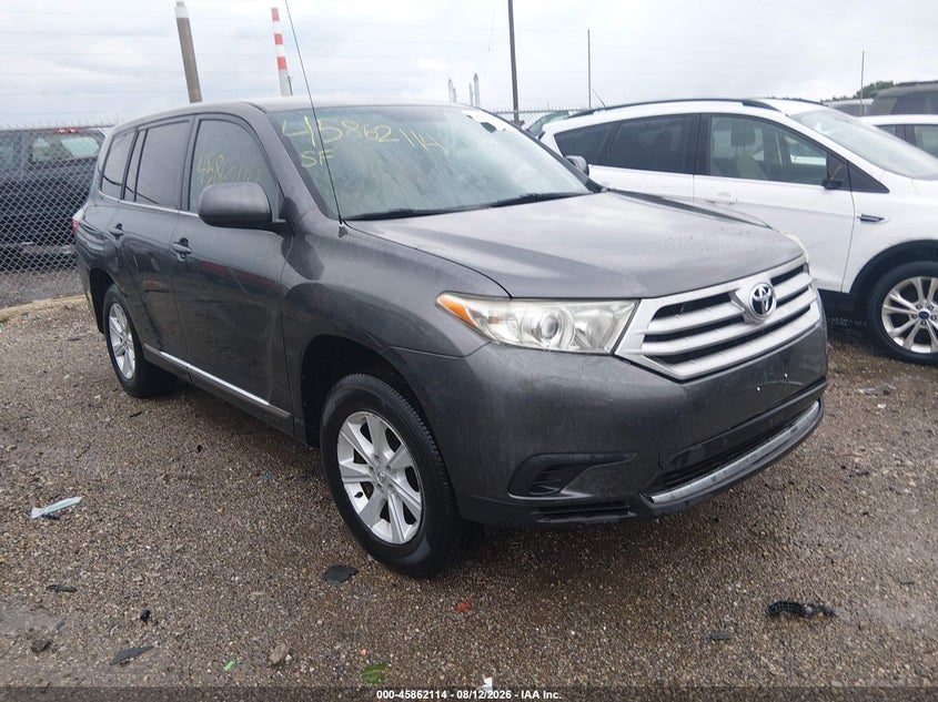 Vin: 5tdzk3eh0cs068382, lot: 46361084, toyota highlander base v6 20121