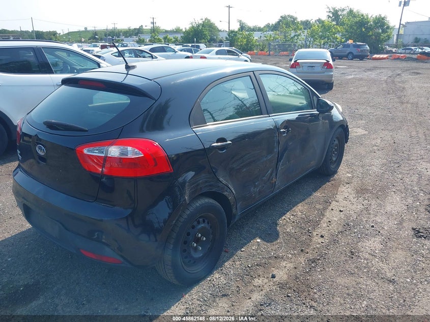 Vin: knadm5a38c6015288, lot: 46361118, kia rio5 lx 20124