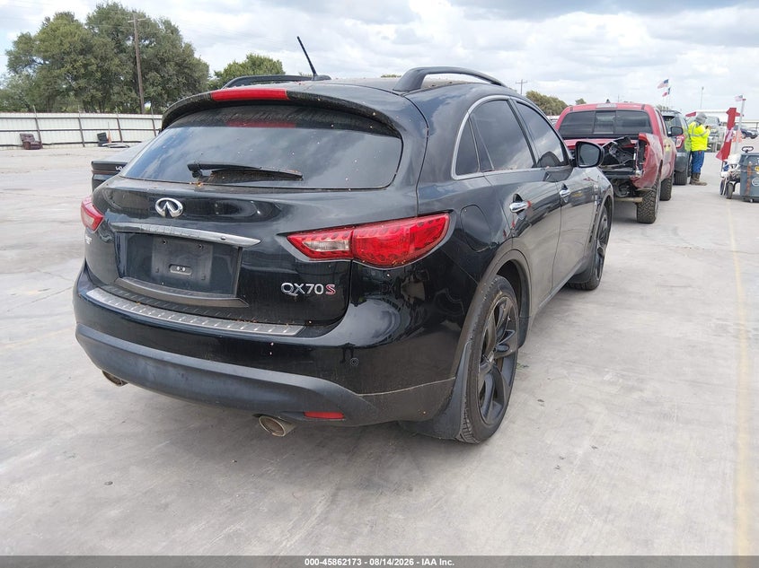 Vin: jn8cs1mw8gm751978, lot: 46361143, infiniti qx70 20164