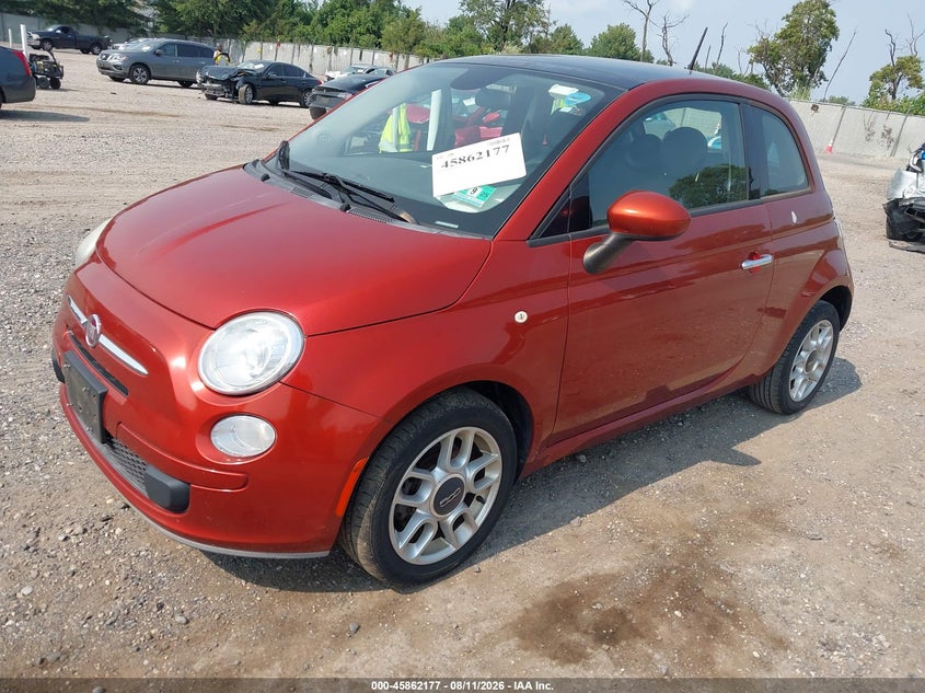 Vin: 3c3cffar7et200349, lot: 46361147, fiat 500 pop 20142