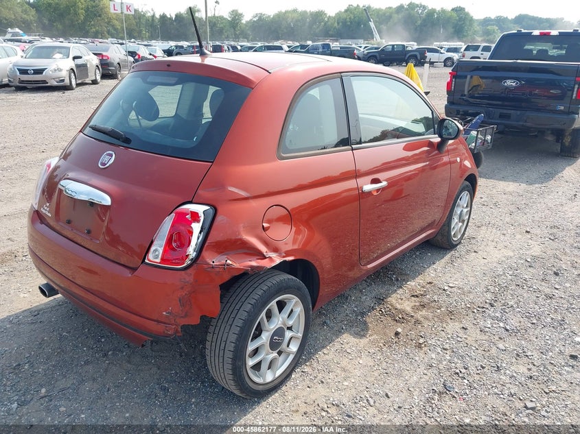 Vin: 3c3cffar7et200349, lot: 46361147, fiat 500 pop 20144
