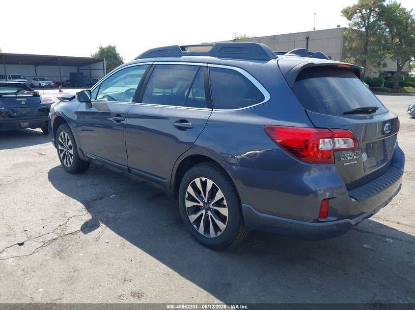 Vin: 4s4bsancxh3372947, lot: 46361173, subaru outback 2.5i limited 20173