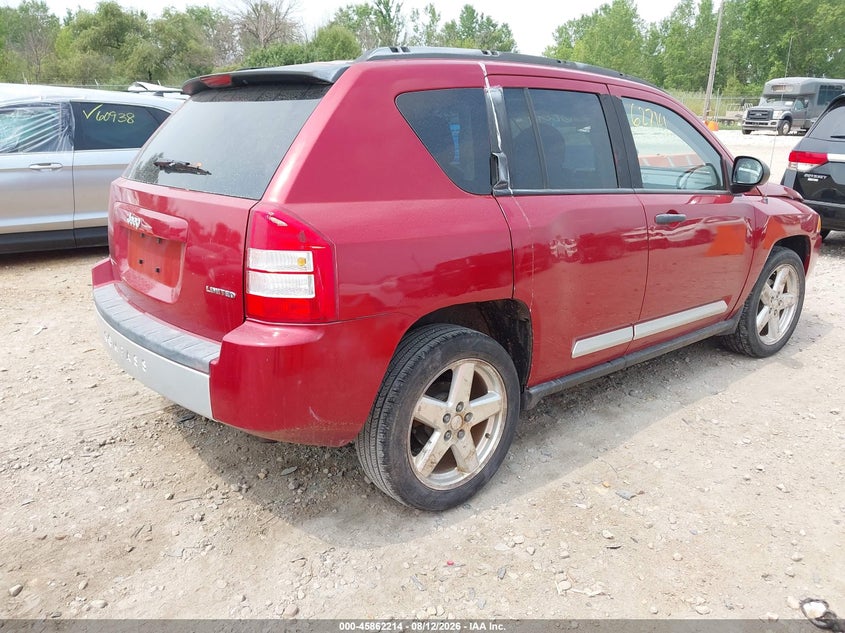 2007 JEEP COMPASS SPORT UTILITY VEHICLE 2.4L I-4 DOHC, VVT, 172HP