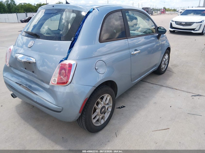 Vin: 3c3cffarxdt515502, lot: 46361189, fiat 500 pop 20134