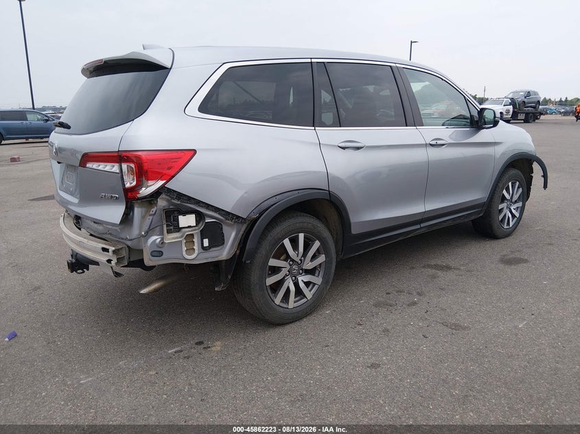 Vin: 5fnyf6h30mb032490, lot: 46361192, honda pilot awd ex 20214