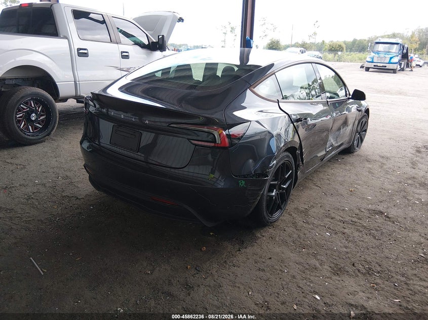 Vin: 5yj3e1eaxsf965023, lot: 46361205, tesla model 3 long range rear-wheel drive/standard rear-wheel drive 20254