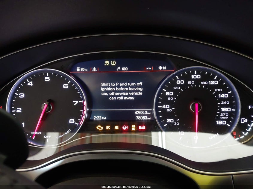 AUDI A7 2017 VIN WAU22AFC6HN012854