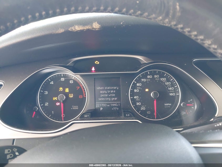 2013 AUDI ALLROAD WAGON 2.0L I-4 DI, DOHC, VVT, TURBO, 211HP
