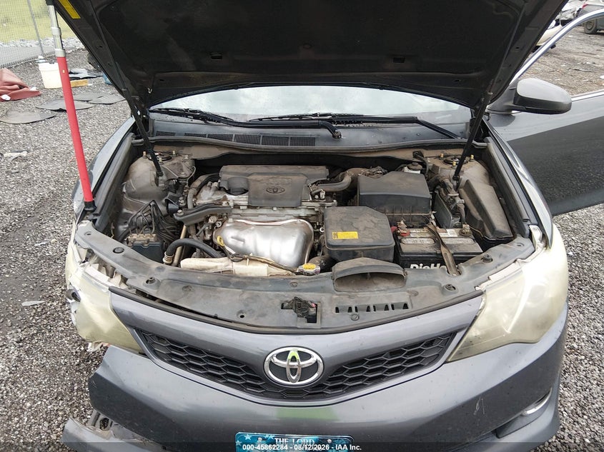 2012 TOYOTA CAMRY SEDAN 2.5L I-4 DOHC, VVT, 178HP