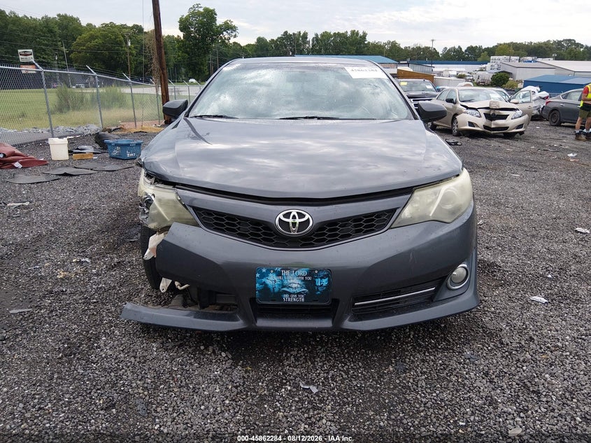 2012 TOYOTA CAMRY SEDAN 2.5L I-4 DOHC, VVT, 178HP