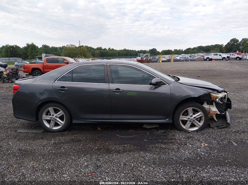 2012 TOYOTA CAMRY SEDAN 2.5L I-4 DOHC, VVT, 178HP