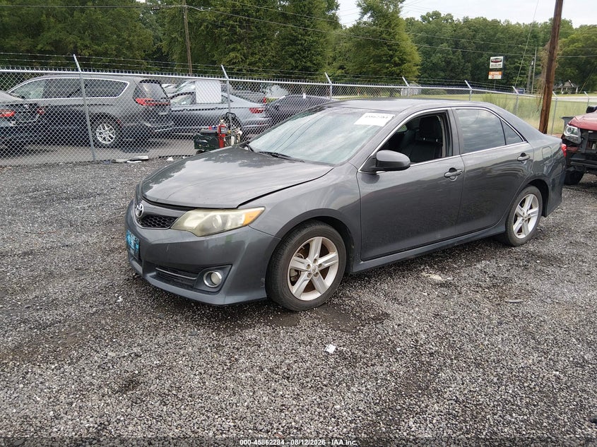 2012 TOYOTA CAMRY SEDAN 2.5L I-4 DOHC, VVT, 178HP