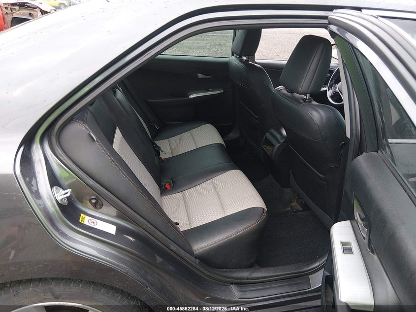 2012 TOYOTA CAMRY SEDAN 2.5L I-4 DOHC, VVT, 178HP