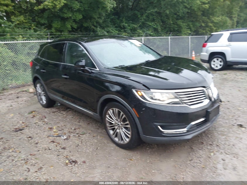 Vin: 2lmtj8lr4gbl77149, lot: 46361259, lincoln mkx reserve 20161