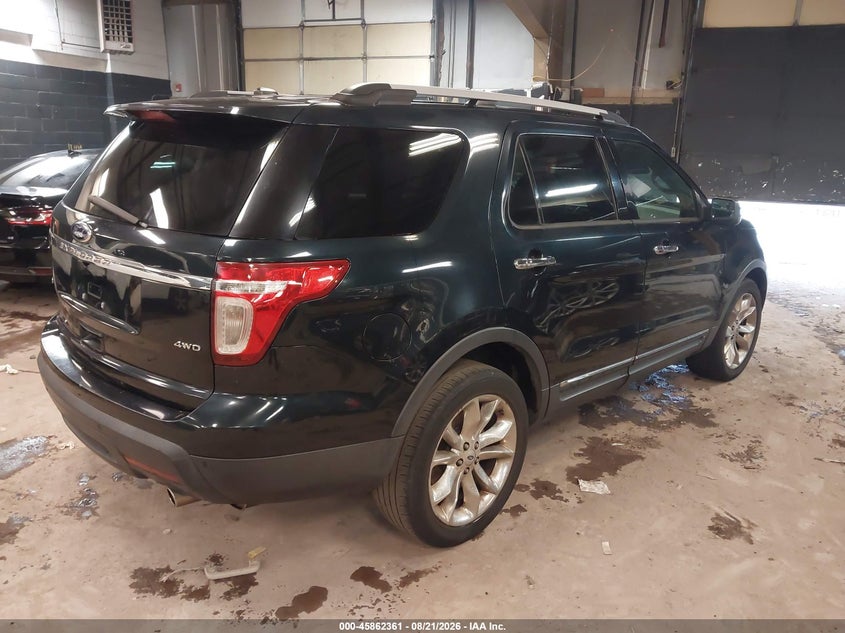 Vin: 1fm5k8d85ega95213, lot: 46361331, ford explorer xlt 20144