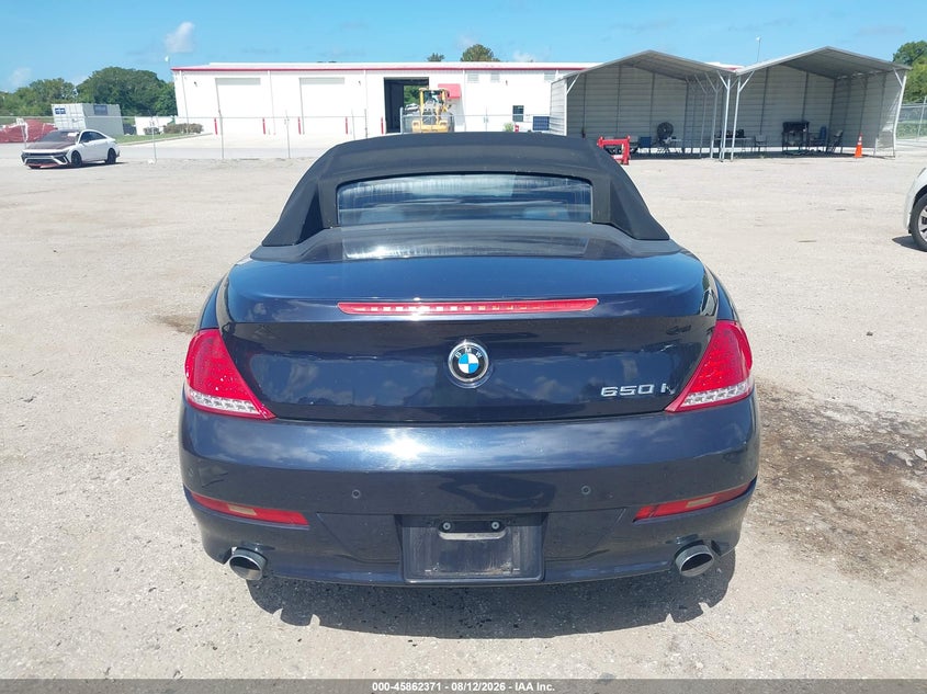 2008 BMW 6ER CABRIO 4.8L V-8 DOHC, VVT, 360HP