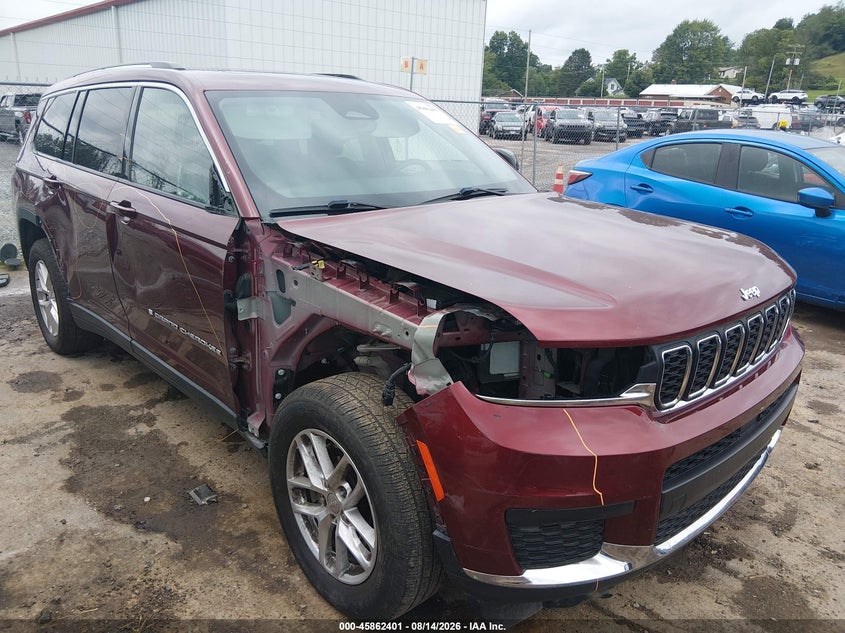 Vin: 1c4rjkag4p8708453, lot: 46361371, jeep grand cherokee l laredo 4x4 2023 img_1
