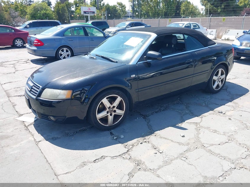 2005 Audi A4, Обычный износ, IAAI, VIN WAUDT48H25K008524 — фото 2