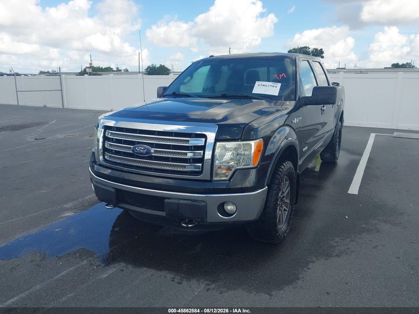 Vin: 1ftfw1et0dfc08996, lot: 46361554, ford f-150 lariat 20132