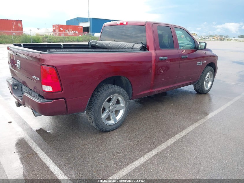 Vin: 1c6rr7ft2hs810504, lot: 46361559, ram 1500 express  4x4 6'4 box 20174
