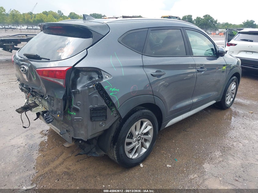 Vin: km8j3ca41ju652629, lot: 46361582, hyundai tucson sel 20184