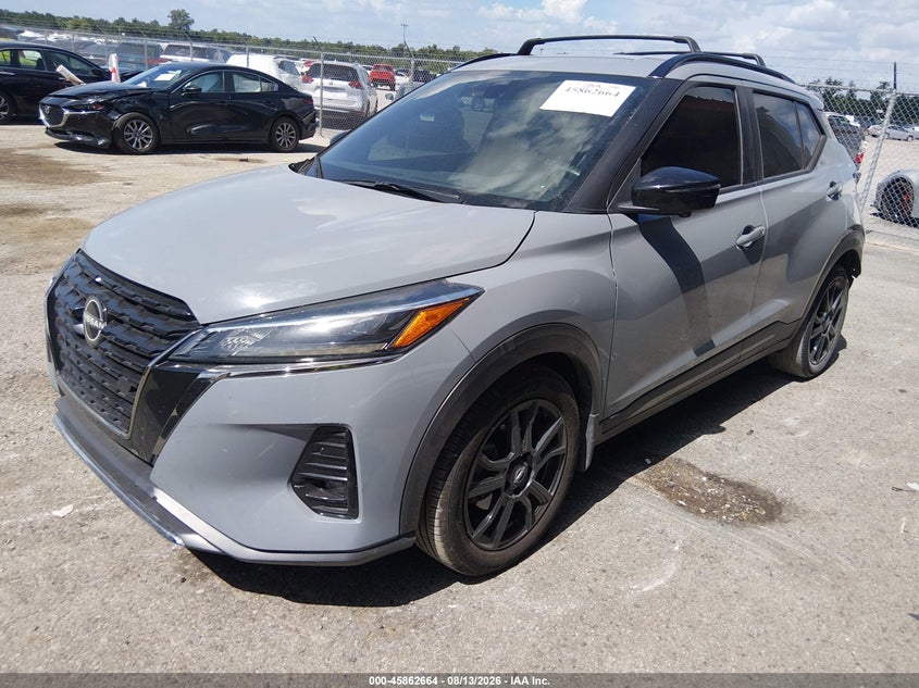 Vin: 3n1cp5dv4rl558402, lot: 46361634, nissan kicks sr xtronic cvt 20242