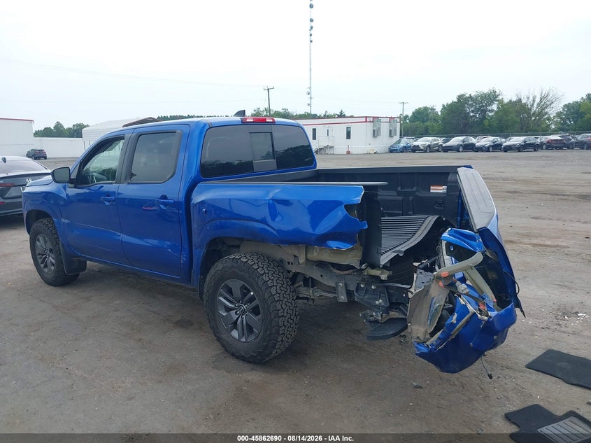 NISSAN FRONTIER 2025 VIN 1N6ED1EJ4SN641723