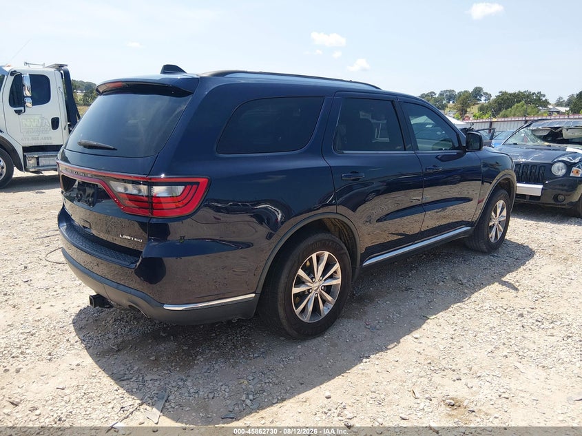 2015 DODGE DURANGO SPORT UTILITY VEHICLE 3.6L V-6 DOHC, VVT, 290HP