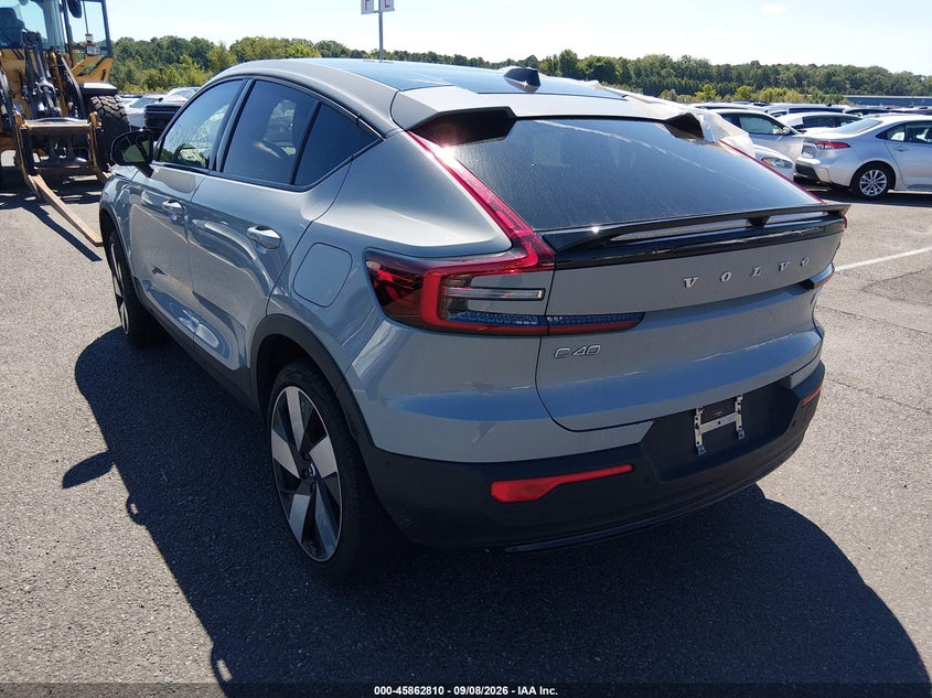 Vin: yv4er3gm2r2099375, lot: 46361780, volvo c40 recharge pure electric twin ultimate 20243