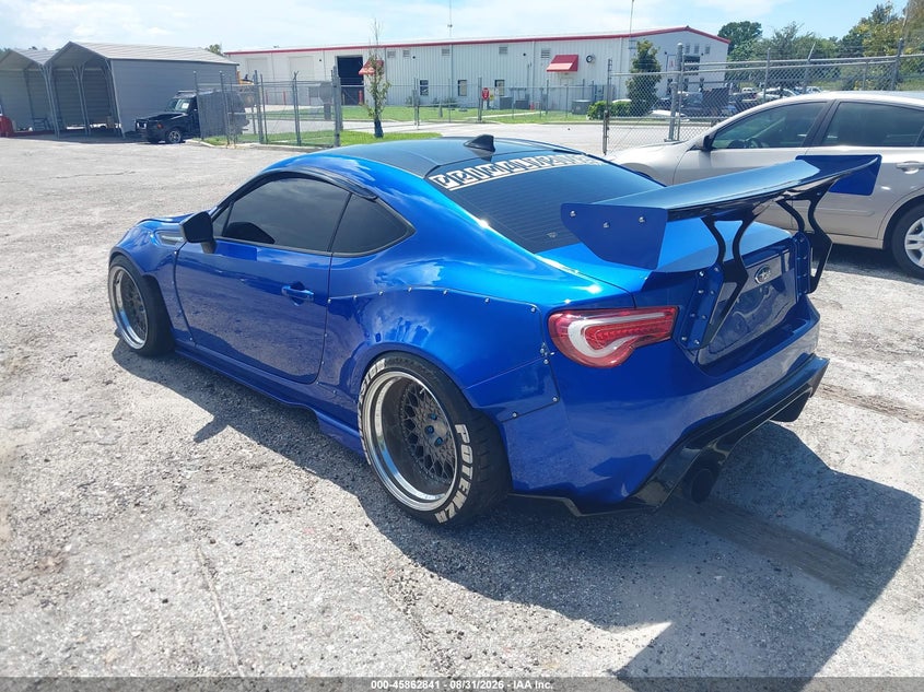 Vin: jf1zcac17g9601460, lot: 46361811, subaru brz limited 20163
