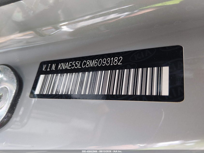 KIA STINGER 2021 VIN KNAE55LC8M6093182