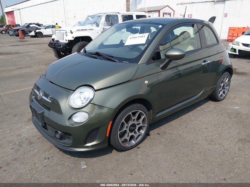 Vin: 3c3cffkh0jt377678, lot: 46361954, fiat 500 pop 20182