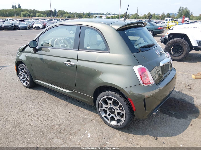 Vin: 3c3cffkh0jt377678, lot: 46361954, fiat 500 pop 20183