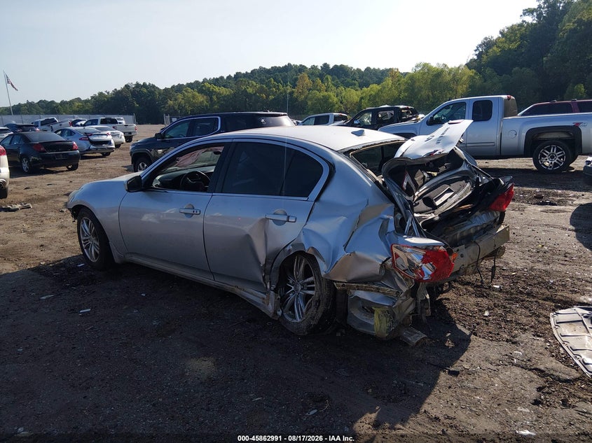 2013 INFINITI G37X auction photo 3