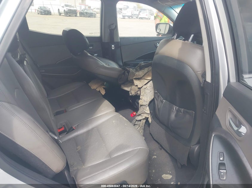Vin: 5xyzu3lb7dg051084, lot: 46362017, hyundai santa fe sport 20131