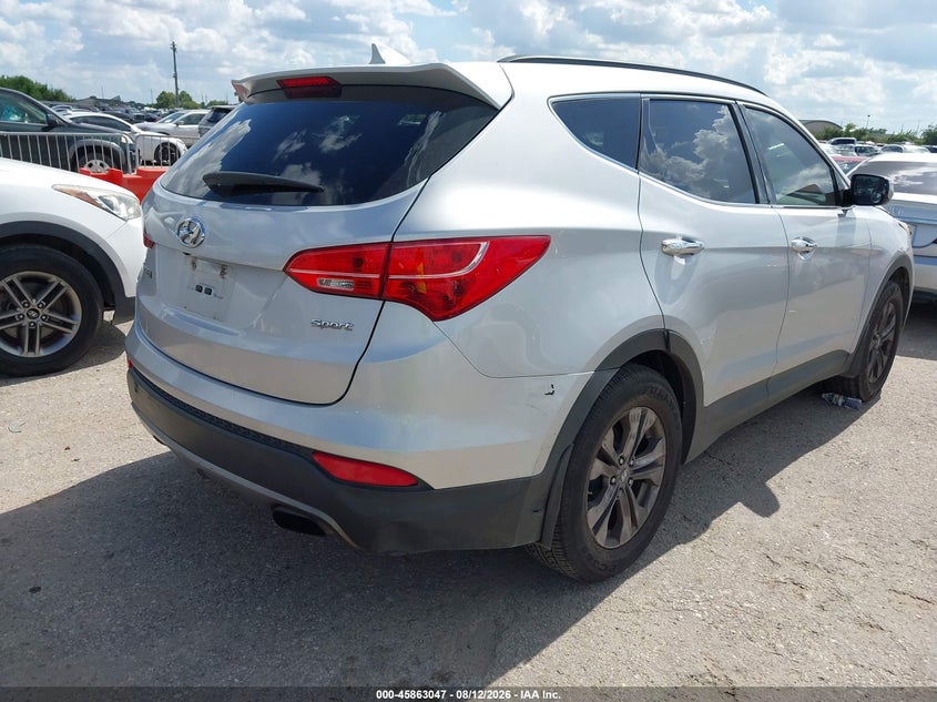 Vin: 5xyzu3lb7dg051084, lot: 46362017, hyundai santa fe sport 20134