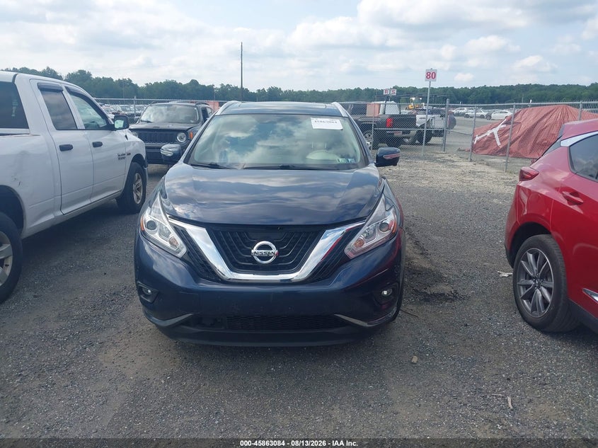 NISSAN MURANO 2015 VIN 5N1AZ2MH9FN216698