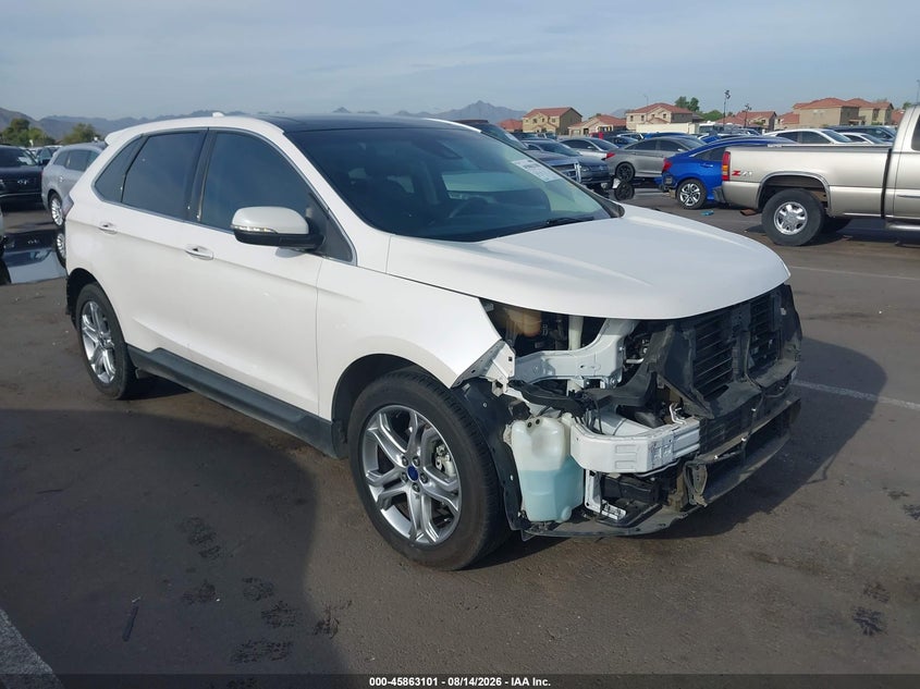 Vin: 2fmpk3k98gbc37765, lot: 46362071, ford edge titanium 2016 img_1