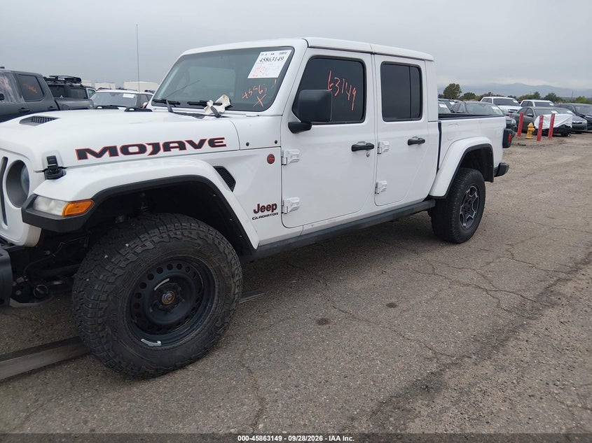 Vin: 1c6jjteg7ml609817, lot: 46362119, jeep gladiator mojave 4x4 20212